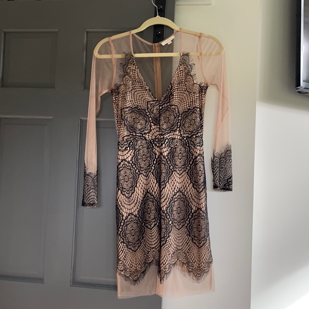 Beautiful black lace and mesh dress! Perfect condition!